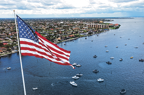 Flag for Florida’s tallest flagpole in Cape expected to be flying again by this weekend